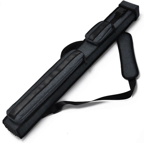 Champion 2X2,2X3,3X4 Nylon Billiard Pool Cue Stick Black Hard Case