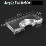 Acrylic Pool Ball Position Marker,Precise Billiards 2 1/4'' Cue Ball Locator