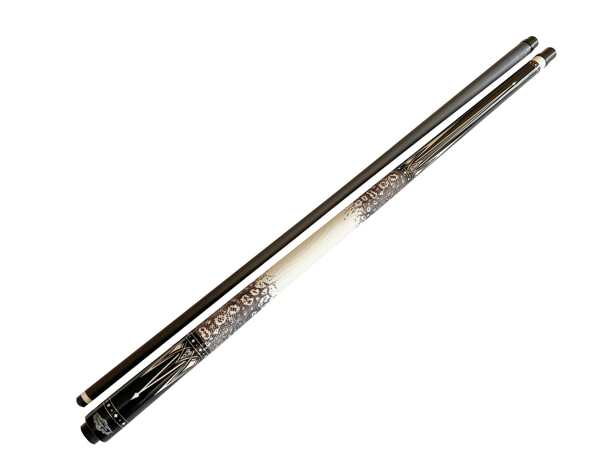Gator Carbon Fiber Billiard Cue Stick 12.5mm Tip size, A White