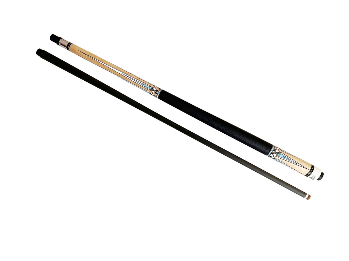 Gator Carbon Fiber Billiard Cue Stick 12.5mm Tip size, A black