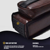 Champion 2X2,2X3,3X4 Leatherette Billiard Pool Cue Stick Brown Hard Case