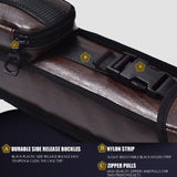 Champion 2X2,2X3,3X4 Leatherette Billiard Pool Cue Stick Brown Hard Case