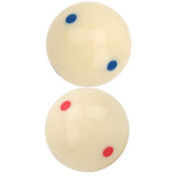 Champion 2-1/4" Billiard Practice Training Pool Cue Ball (6 dot, Blue and Red color)