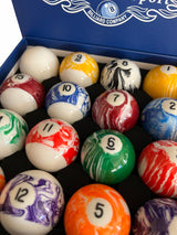 Champion  Marble Pool Balls set (Light Marble) Complete 16 Ball Set, buy 2 get 1 free