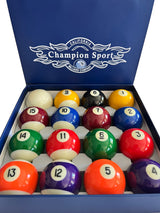 Champion Classic Standard 2-1/4" Billiard Pool Ball Set Complete 16 Ball Set