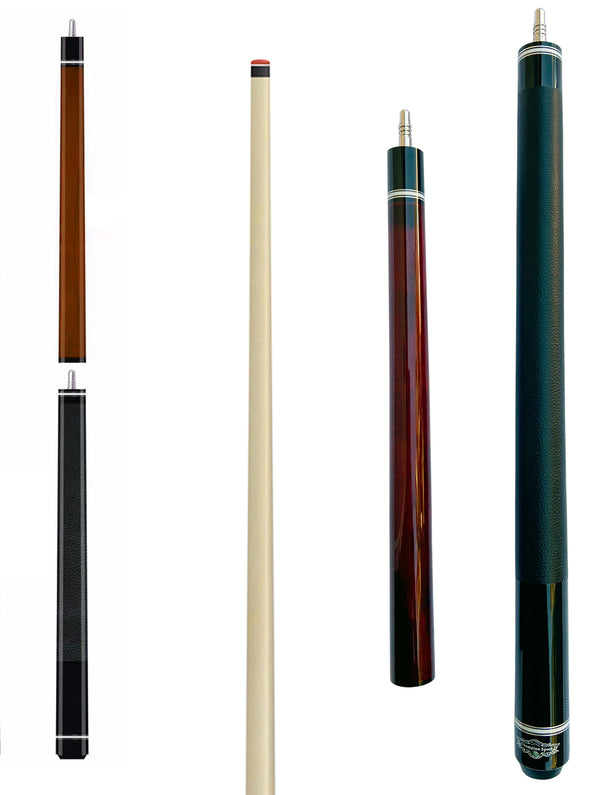 Champion Hermes Jump and break Cue, Champion Glove, 57 inches long, Model: K-BJ-1A Red and Black