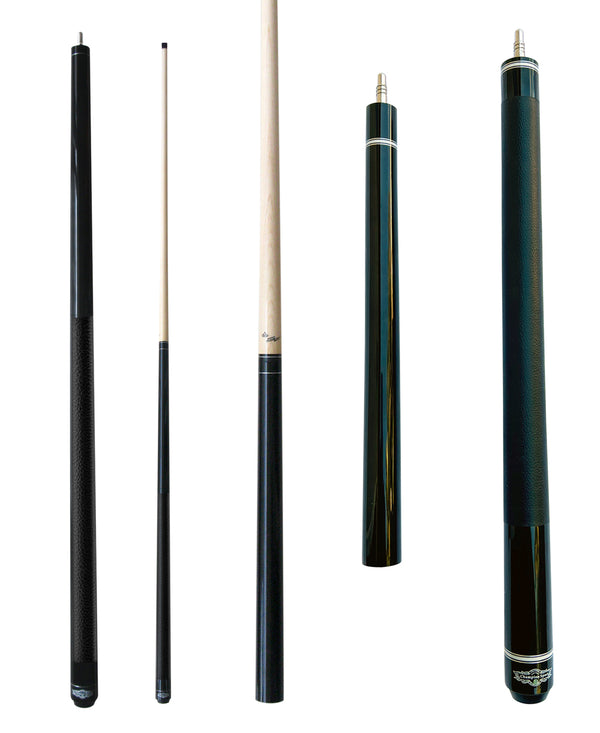 Champion Hermes Jump and break Cue, Champion Glove, 57 inches long, Model: K-BJ-1 All Black
