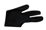 Black Left handed Champion Sport Billiards Glove For Pool Cue Sticks