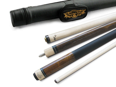 35% Off! Champion ST14 Brown Pool Cue Stick , Black or White Pool Case, Cuetec Glove