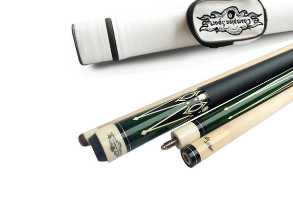 Champion Gator Retired Pool Cue Stick, 60 inch, Cuetec Glove