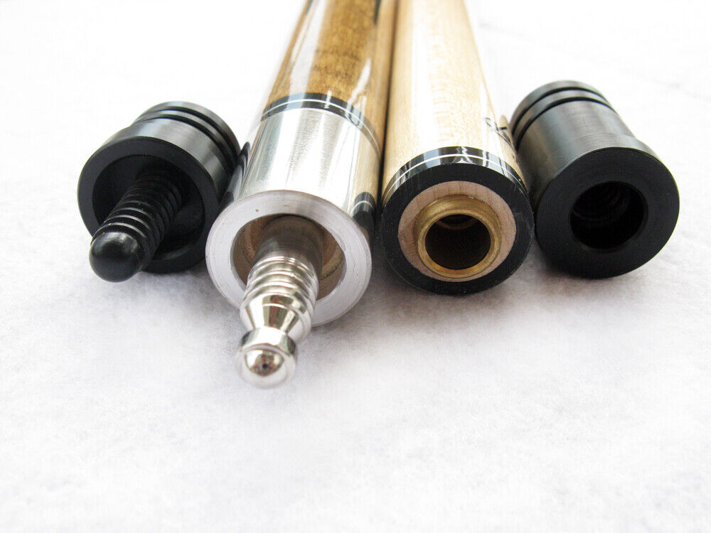 2-Piece Joint Protector Set For 3/8x10 Pool Cues - Billiard Cue Caps