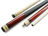 Champion ST14 Black/Brown/Grey/Wine Pool Cue Stick,12.5mm tip size,2 extra tips