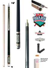 2023 New arrival! Champion LPC3 Pool Cue Stick Uniloc Joint,Low-Deflection Shaft,Pro Taper,58 inches or 60 inches long, A Joint extension