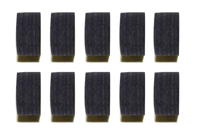 Lot of 10 Pool Billiard Black Cue Tips 14 MM Soft or Medium(6 layers pool tips)