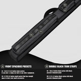 Champion 2X2,2X3,3X4  Nylon Billiard Pool Cue Stick Black Hard Case