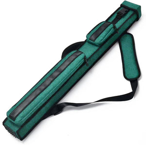 Champion 2X2,2X3,3X4  Nylon Billiard Pool Cue Stick Green Hard Case