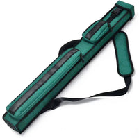 Champion 2X2,2X3,3X4  Nylon Billiard Pool Cue Stick Green Hard Case