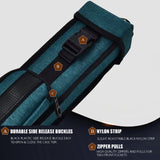 Champion 2X2,2X3,3X4 Nylon Billiard Pool Cue Stick  Teal Green Hard Case