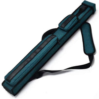 Champion 2X2,2X3,3X4 Nylon Billiard Pool Cue Stick  Teal Green Hard Case