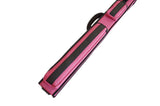 Champion 2X2,2X3,3X4  Hot Pink Nylon Billiard Pool Cue Stick Black Hard Case