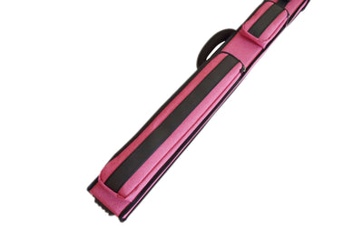 Champion 2X2,2X3,3X4  Hot Pink Nylon Billiard Pool Cue Stick Black Hard Case