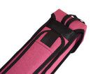 Champion 2X2,2X3,3X4  Hot Pink Nylon Billiard Pool Cue Stick Black Hard Case