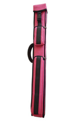Champion 2X2,2X3,3X4  Hot Pink Nylon Billiard Pool Cue Stick Black Hard Case