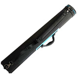 Blue and Black Leatherett Cue Cases 2x4 Holds 2 butts and 4 shafts