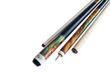 Champion constellation series pool cue-Model No: Model No: CN-4, 56 inches long, Tip size: 11.75mm, 12.5mm,12.75mm or 13mm, Uniloc Joint with joint protectors, White case or Black Case