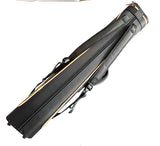 Black Leatherett Cue Cases 4X5 Holds 4 butts and 5 shafts