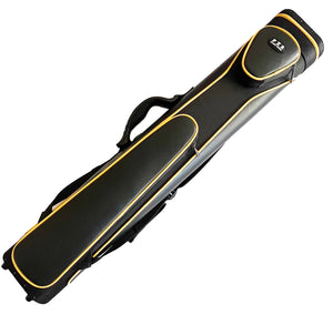 Black Leatherett Cue Cases 4X5 Holds 4 butts and 5 shafts