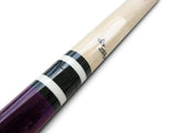 Combo deal ! Champion ST10 Purple pool cue and Jump and break cue, Pro taper,2X2 Cue Case, two Champion Gloves