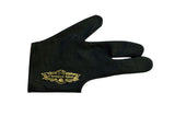 10 Champion Sport Black left Hand Billiards Gloves For Pool Cues