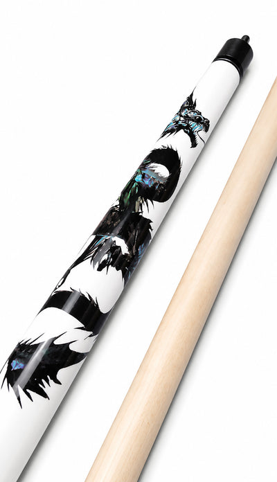 Champion Ice Dragon DL2 Pool Cue – Uni-Loc Joint Includes Hard Case Joint Protectors & Glove