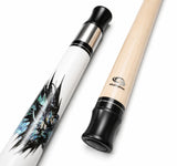 Champion Ice Dragon DL2 Pool Cue – Uni-Loc Joint Includes Hard Case Joint Protectors & Glove