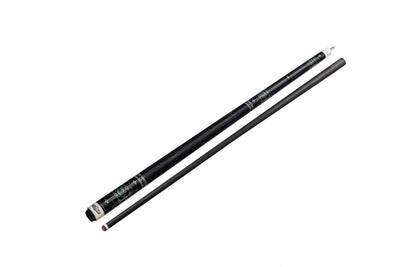 Gator 9-A3  Carbon Fiber 12.4mm Uni-Loc Pool Cue + Hard Case, Joint Protectors, and Playing Glove