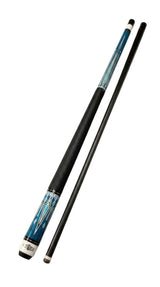 Gator 9-A5  Carbon Fiber 12.4mm Uni-Loc Pool Cue + Hard Case, Joint Protectors, and Playing Glove