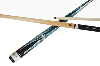 New 2022! Champion constellation series pool cue-Model No:  CN-2, 56 inches long, Tip size: 11.75mm, 12.5mm or 13mm, 5/16 x 18 Joint with joint protectors, White case or Black Case