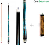 New 2022! Champion constellation series pool cue-Model No:  CN-2, 56 inches long, Tip size: 11.75mm, 12.5mm or 13mm, 5/16 x 18 Joint with joint protectors, White case or Black Case