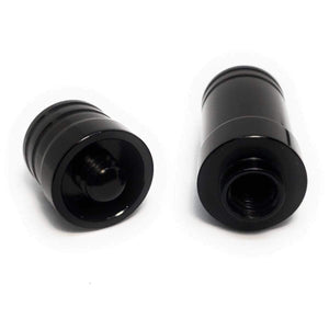 Black Aluminum Joint Protectors Uni-Loc for Lucasi/Predator Pool/Billiard Cues