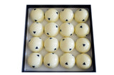 Champion 2-1/4" Billiard Arcos Training Pool Cue Ball with Black Triangles