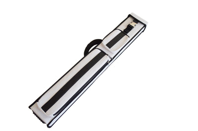 Champion 2X2,2X3,3X4 Leatherette Billiard Pool Cue Stick White Hard Case