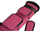 Champion 2X4,3x6 Pink Nylon Billiard Pool Cue Stick Hard Case 4S2B, 6S3B