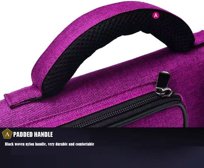 Champion 2X4,3x6 Pink Nylon Billiard Pool Cue Stick Hard Case 4S2B, 6S3B