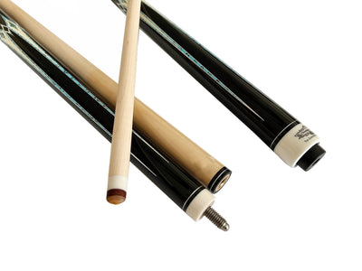 Combo deal two! Champion Constellation pool CN-1 cue and KBJ-1 Black Jump and break cue  , Pro taper,2X2 Cue Case, two Champion Gloves