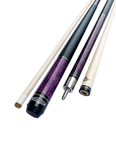 Combo deal ! Champion Constellation CN6 pool cue and Purple Jump and break cue, Pro taper,2X2 Cue Case, two Champion Gloves