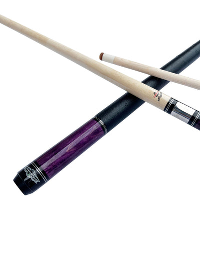 Combo deal ! Champion Constellation CN6 pool cue and Purple Jump and break cue, Pro taper,2X2 Cue Case, two Champion Gloves