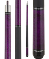 Combo deal ! Champion Constellation CN6 pool cue and Purple Jump and break cue, Pro taper,2X2 Cue Case, two Champion Gloves