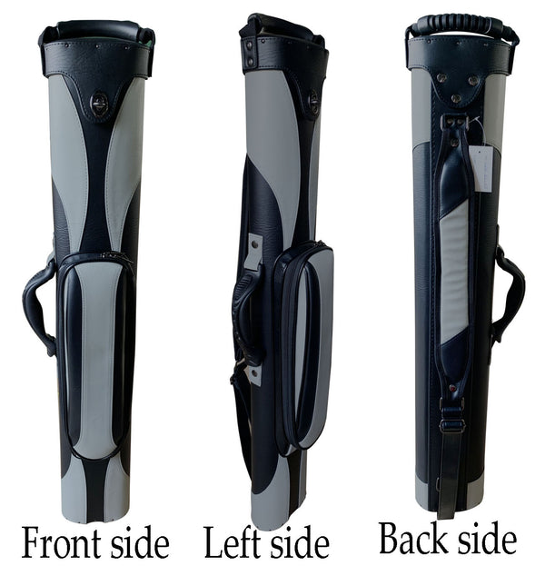 Champion Instroke 2x4 Pool Cue Case – Leatherette, Holds 2 Butts & 4 Shafts G-62636GB