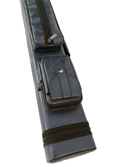 Champion leatherette Cue Cases 4x6 Holds 4 butts and 6 shafts pool cue,   Model: I-62605 G Grey color
